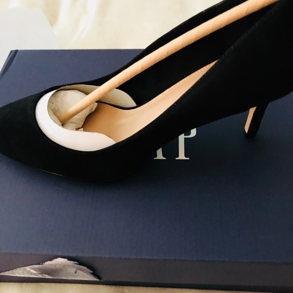 BNIBWT GAP WOMEN’S BLACK SUEDE HEELS - Picture 2 of 8